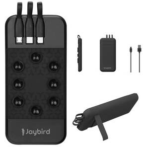 10000mAh Dahili Kablolu Gizli Ledli Siyah Vantuz+Stand Kablosuz Taşınabilir Pil Şarj Cihazı