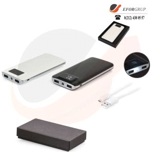 12000 mAh PowerBank(Dijital şarj göstergeli)