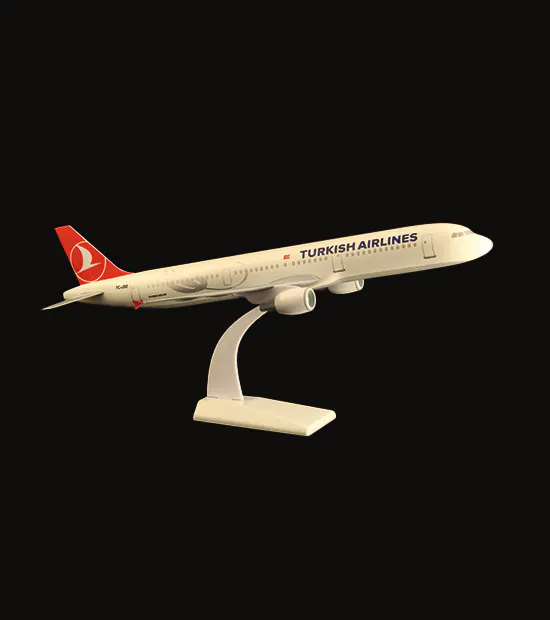 Airbus A321 CEO Logo Baskılı Uçak Maketi