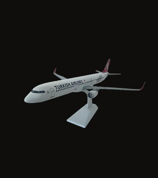 Airbus A321neo Logo Baskılı Uçak Maketi