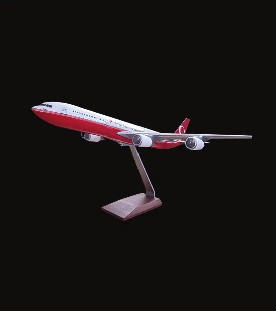 Airbus A340 Logo Baskılı Uçak Maketi