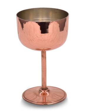 Bakır Kadeh 2 No Düz 400 Ml