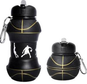 Basketbol Topu Tasarımlı Akordiyon Su Şişesi