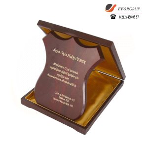 Baskılı Özel Ahşap Plaket