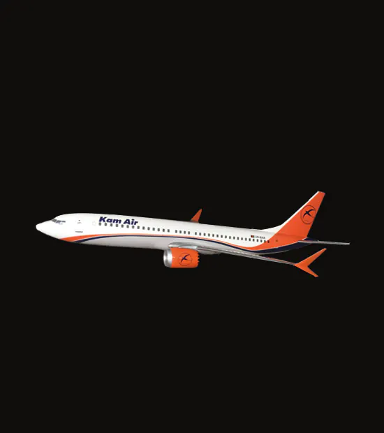 Boeing 737 MAX 10 Logo Baskılı Uçak Maketi