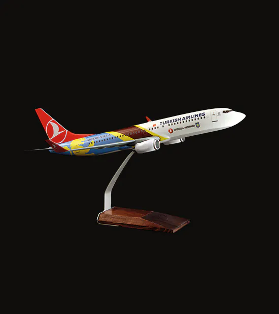 Boeing 737-800 Logo Baskılı Uçak Maketi