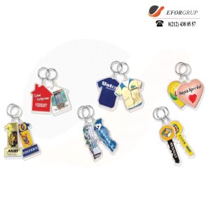 Çift Taraflı Akrilik Anahtarlık