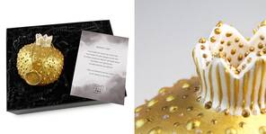 Coho Objet Coho Box Brilliant Gold Bereket Narı Sanatsal Dekoratif Obje