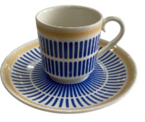 DESENLİ KAHVE FİNCANI MAVİ