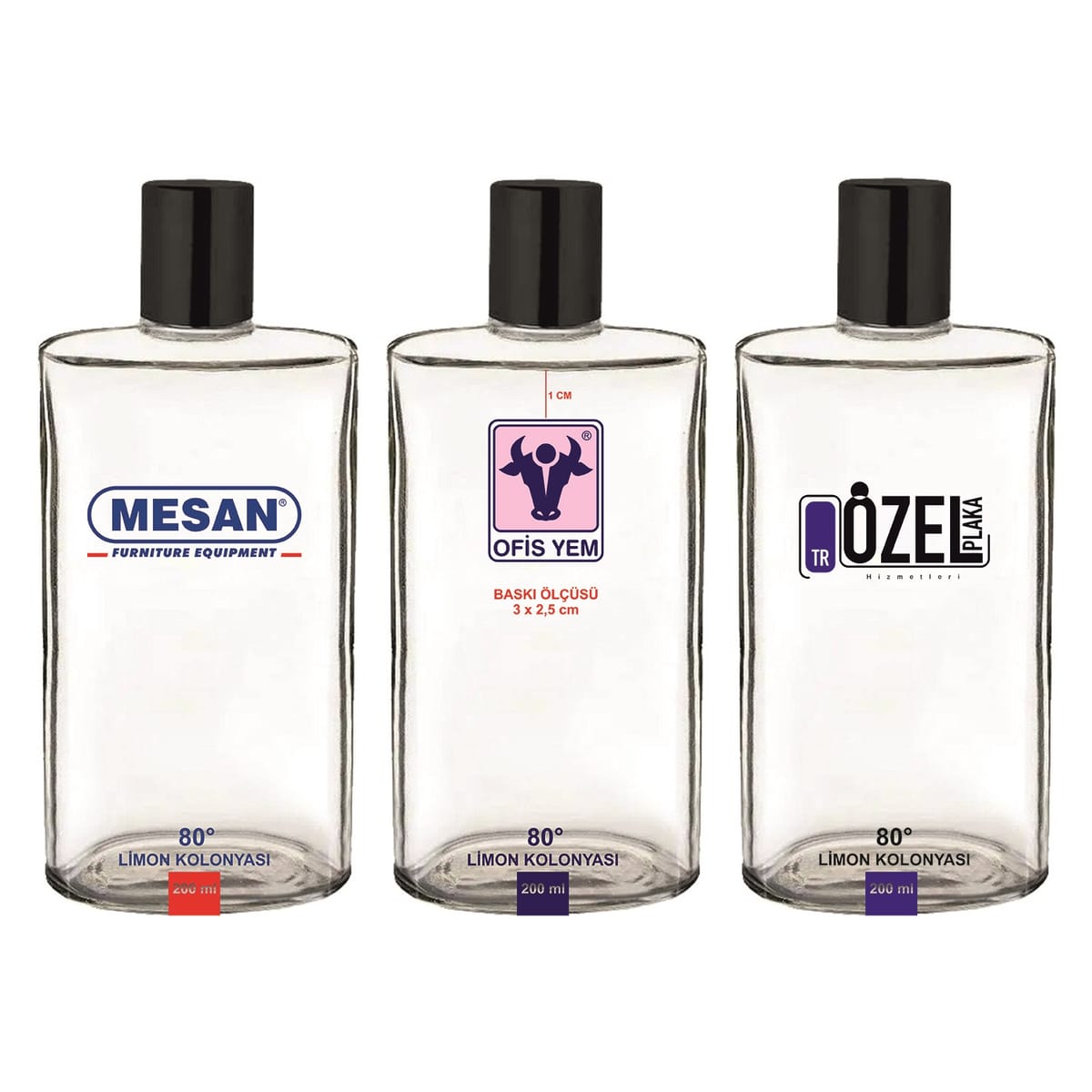 Dezenfektan & Kolonya Cam şİşe 200 Ml