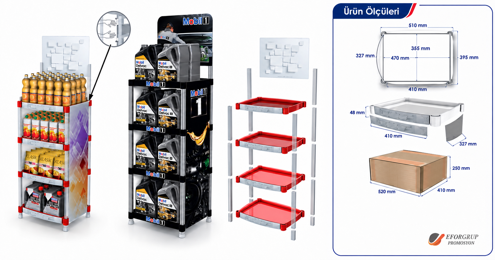 35x47 Demonte Enjeksiyon Stand