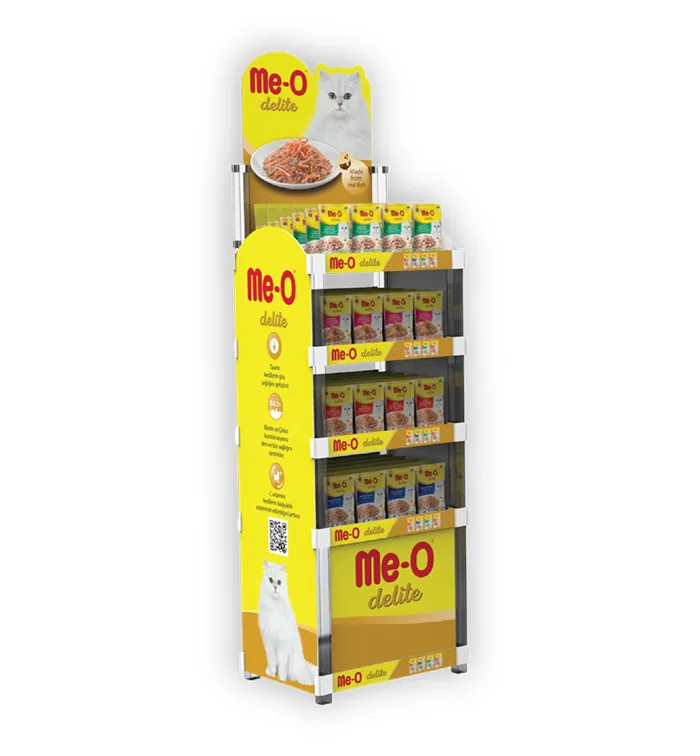 Logo Baskılı Enjeksiyon Tanıtım Teşhir Standı - Market ve Mağaza