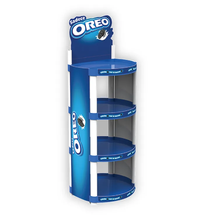 Logo Baskılı Enjeksiyon POS Ürün Standı - Gıda ve Atıştırmalık