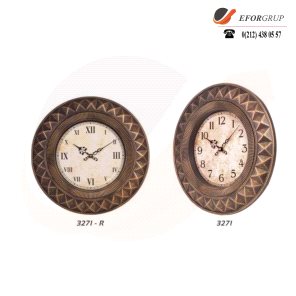 Promosyon Eskitme Boyalı Duvar Saati