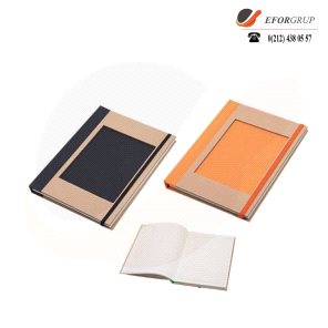 Geri Dönüşümlü Renkli Lastikli Defter