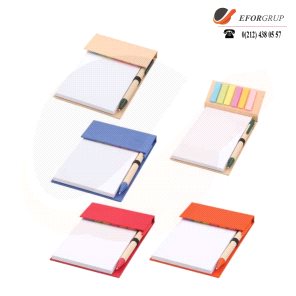 Geri Dönüşümlü Renkli Not Defteri