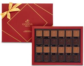 GODİVA Finesse Supreme Kırmızı Kutu, 96 Adet Madlen