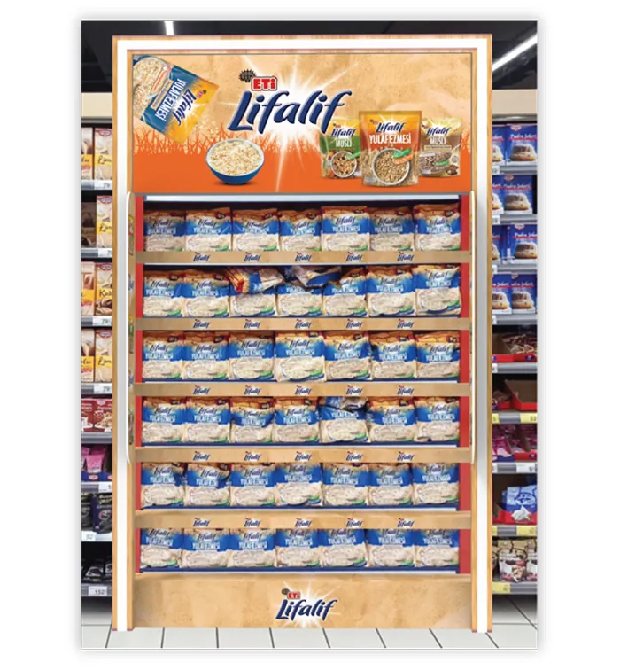 Gondol Reyon Teşhir Standı - Market ve Mağaza
