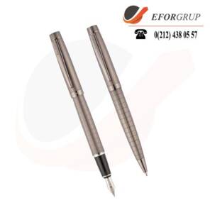 Honour Karbon Gri 2'Li Tükenmez,Dolma Kalem Seti