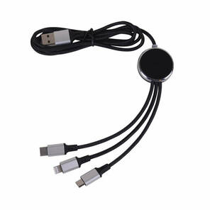 IŞIKLI ŞARJ KABLOSU (POŞETLİ)