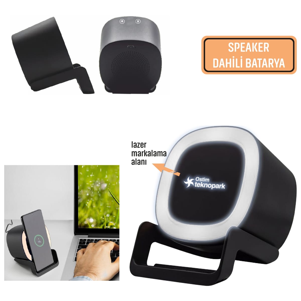 ışıKlı Wireless, Dahili Bluetooth Speaker şArj Standı