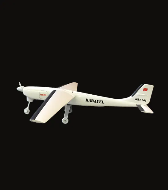 Karayel İHA Logo Baskılı Uçak Maketi