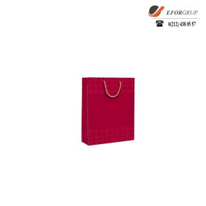 Karton Kırmızı Çanta