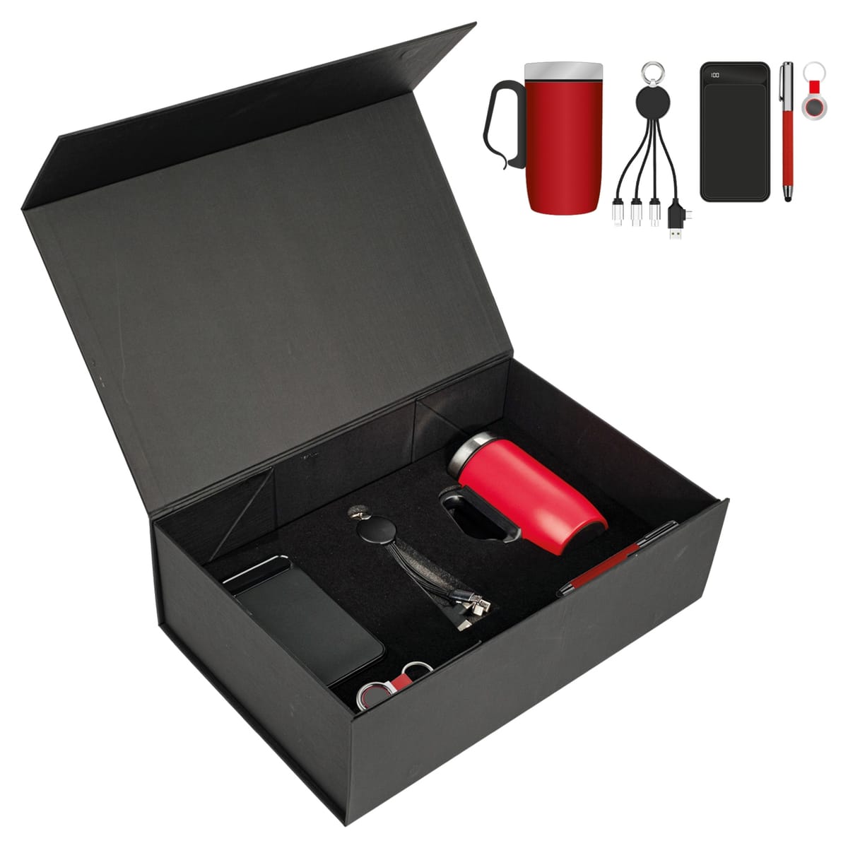 Karton Kutulu Vip Set 10.000 MAH 36,5X24X11CM Metal
