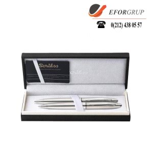 Knight Krom 2'Li Tükenmez Kalem Seti