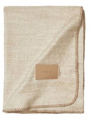 Krem Bej Çift Taraflı Battaniye