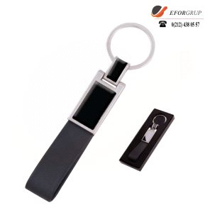 Kutulu Kare Metal Anahtarlık