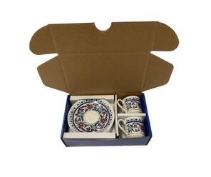 Kutulu Topkapı Modeli 2li Kahve Fincan Seti