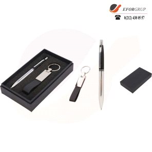 Kutulu VIP Set(Anahtarlık+Tükenmez Kalem)