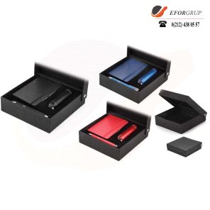 Kutulu VIP Set(Defter+Tükenmez Kalem+Fener)