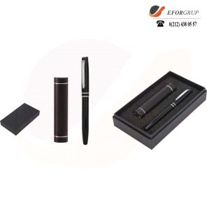 Kutulu VIP Set(Roller Kalem+Powerbank)