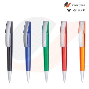 Lunar Metalik Basmalı Tükenmez Kalem