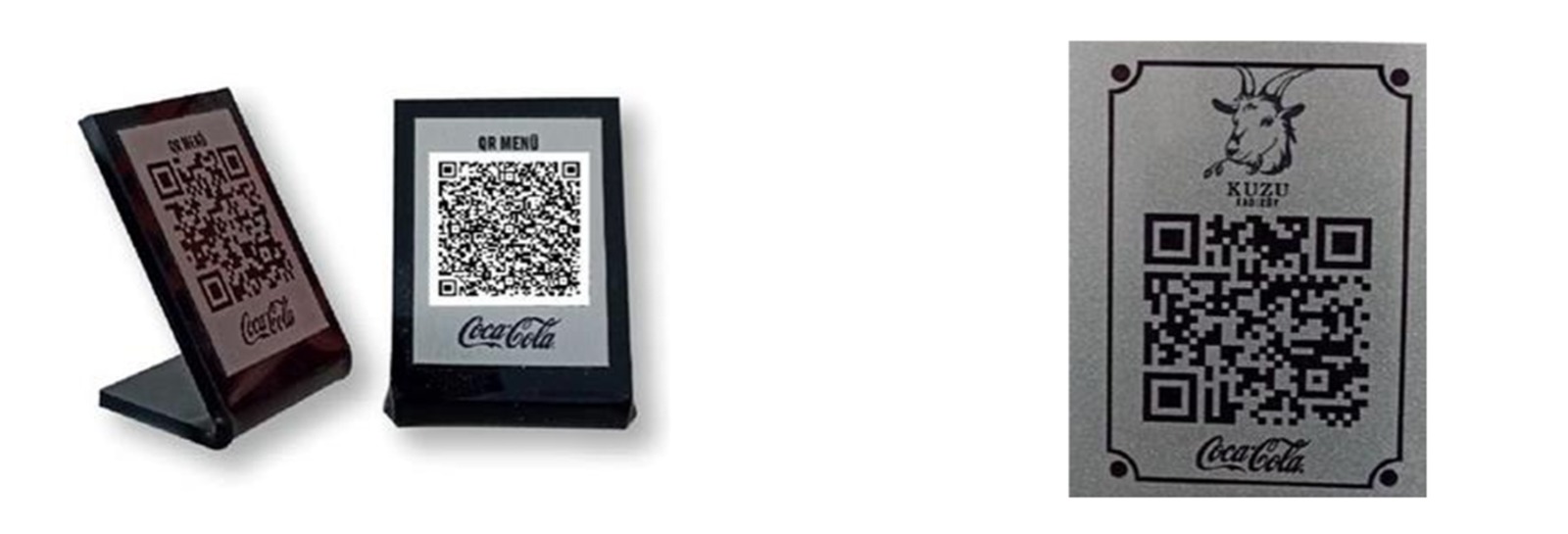 Masaüstü QR Kod Menü Standı