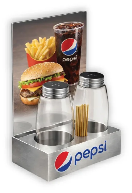 Logo Baskılı Masaüstü Ürün Standı - Self Servis