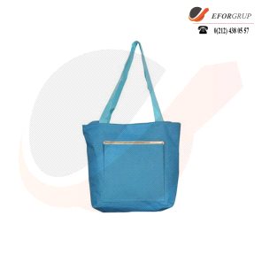 Mavi Askılı Plaj Çantası