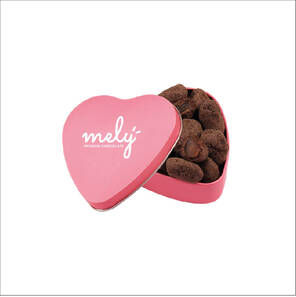 Mely Hediyelik Kalpli Kutu 80g Pembe