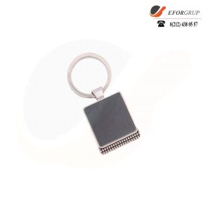 Kare Metal Anahtarlık