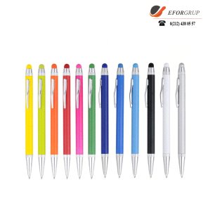 Renkli Metal Tükenmez Kalemler