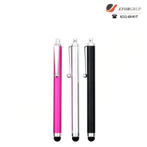 Silgili Metal Tükenmez Kalem