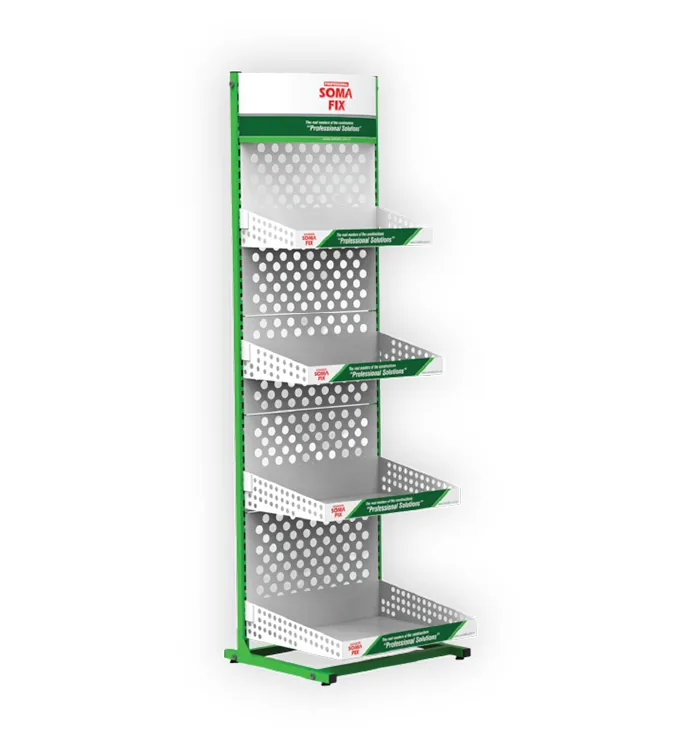 Baskılı Metal Tanıtım Teşhir Standı - Zincir Market
