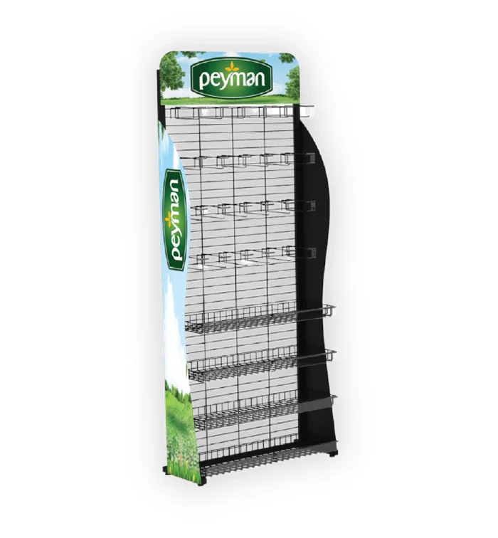 Baskılı Metal Teşhir Standı - Kasa Önü Teşhiri