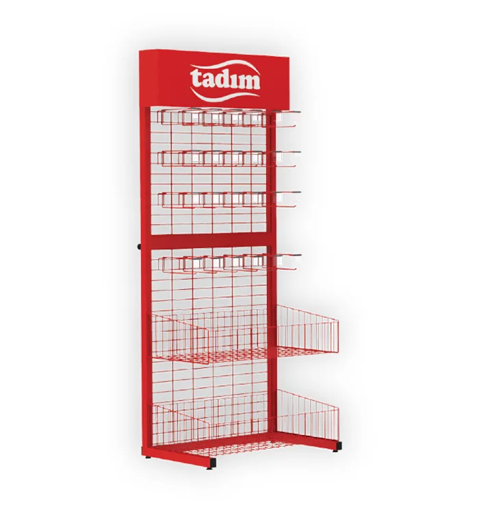 Logo Baskılı Metal Teşhir Standı - Kasa Önü Teşhiri