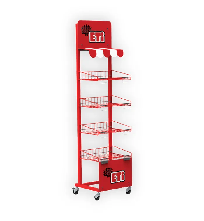 Metal Ürün Teşhir Standı - Zincir Market