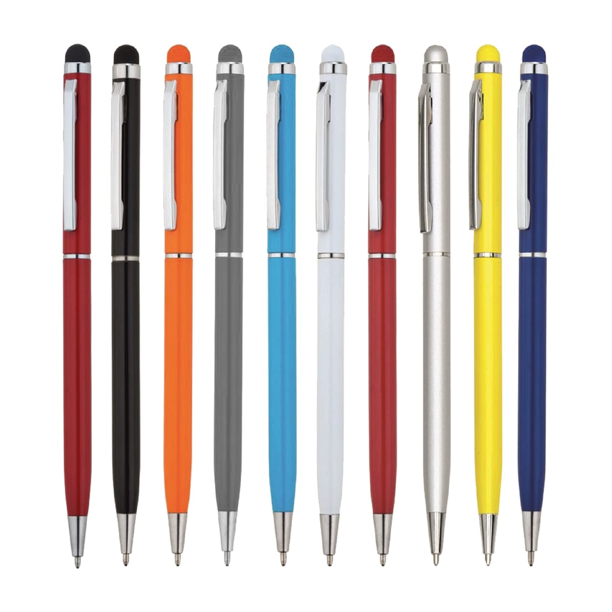 Metal Touchpad Tükenmez Kalem - Logo Baskılı