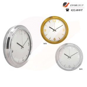 Promosyon Metalik Duvar Saati