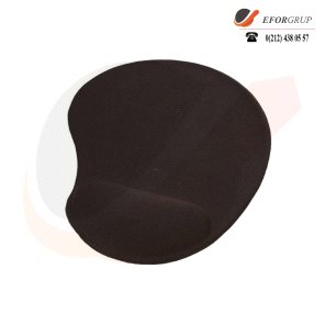 Siyah Bilek Destekli Mouse Pad